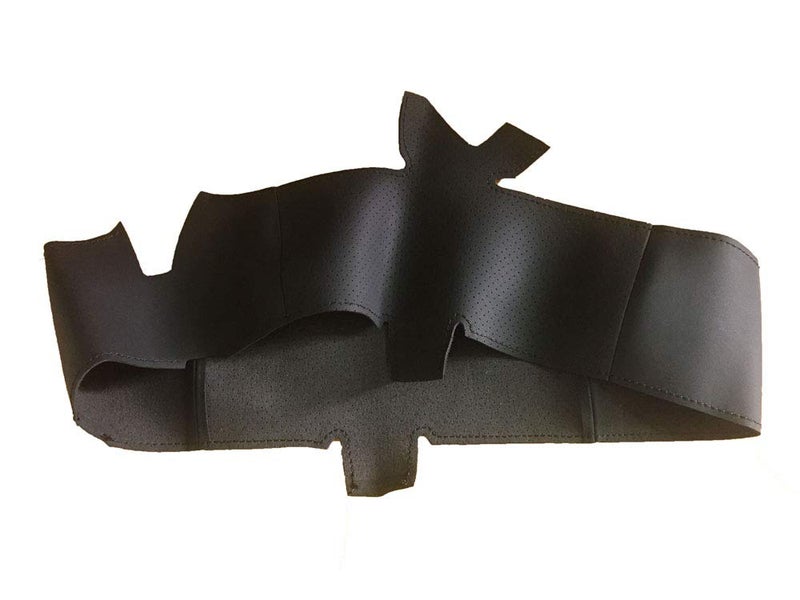 Eiseng DIY Steering Wheel Cover for 2010 2011 2012 2013 2014 2015 Toyota Prius Hatchback/for 2012-2019 Prius C/for 2012-2017 Prius V Wagon Plug-in Black Microfiber Leather Interior Accessories - Image 2